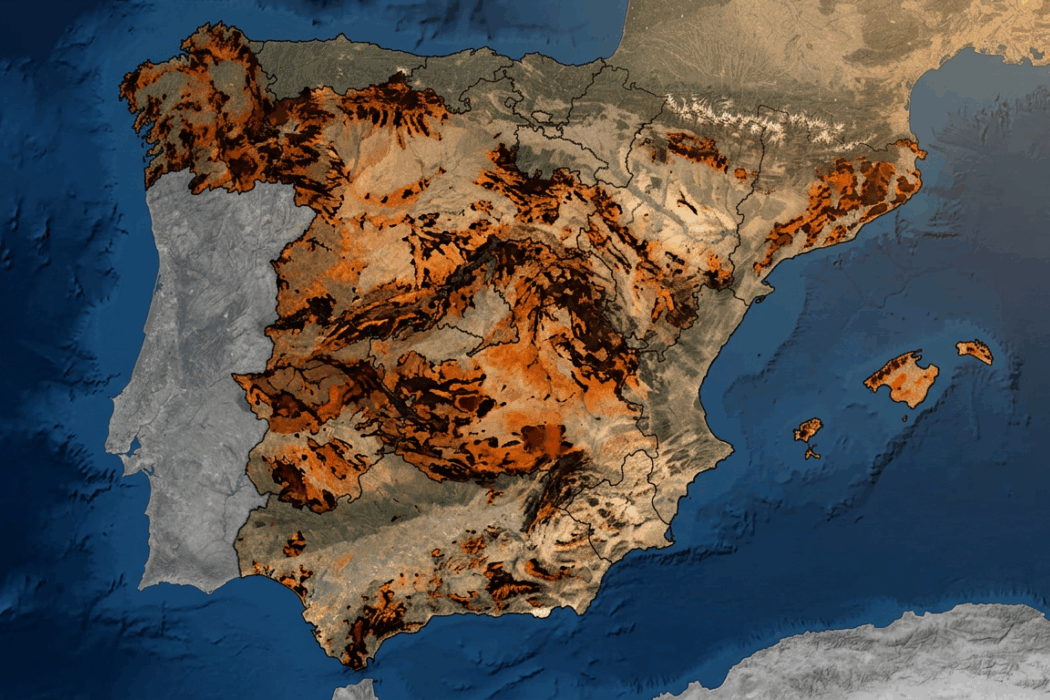 Spanien 2026- Die Infografik zeigt die dramatischen Brandherde