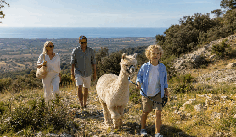 Wandern mit Alpakas – ein Mallorca-Erlebnis von Deluxe-Mallorca.com
