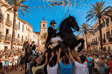 Der Jaleo ist das traditionelle und emotionale Herzstück der Schutzheiligenfeste auf der Baleareninsel Menorca.