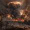 Nachbildung einer Pyrocumulonimbus-Wolke 2019/20 über dem Buschfeuer in Australien