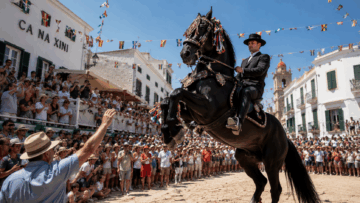 Der Jaleo ist das traditionelle und emotionale Herzstück der Schutzheiligenfeste auf der Baleareninsel Menorca.