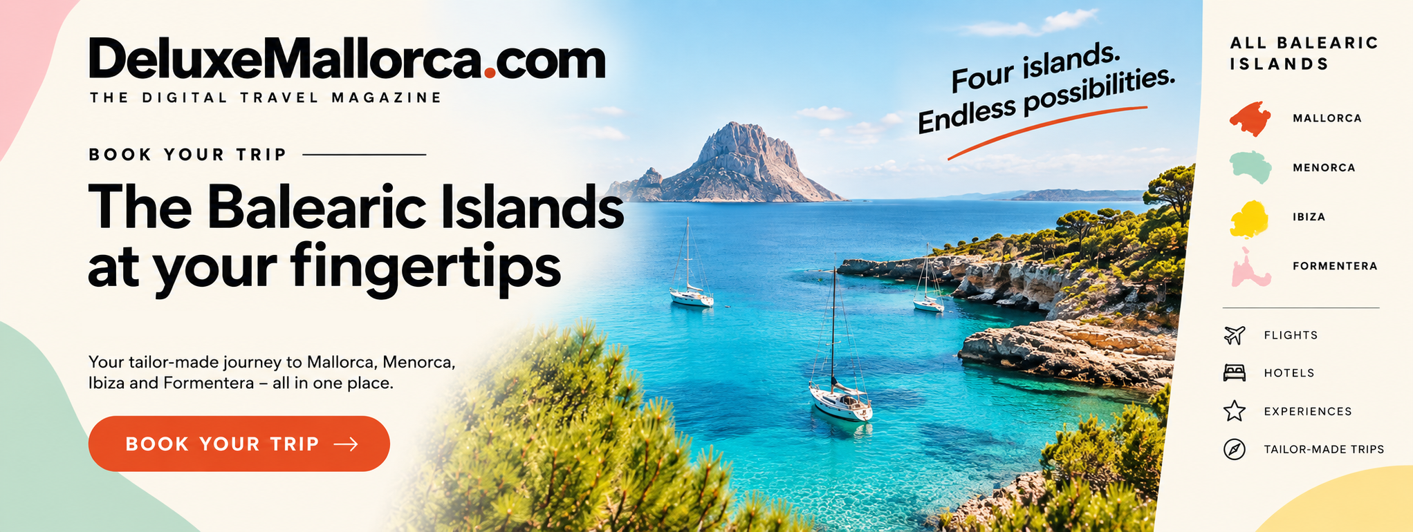 Book the Balearics through DeluxeMallorca.com.